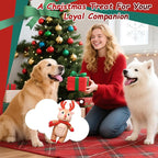 Christmas Deer Dog Squeaky Toys, Tug of War Toys Dog Chew Toys Squeaky Dog Toys Durable Dog Toys Stuffed Toys