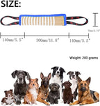 Clysoru Dog Tug Toy Dog Tough Jute Bite Pillow Lasting Training Equipment Puppy to Large Dogs Interactive Toy for Large Dogs and Small Dogs