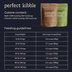 Yumwoof Perfect Kibble Non-GMO Air Dried Dog Food | Improves Allergies & Digestion with Organic Coconut Oil, MCTs & Antioxidants | Vet-Approved Soft Dry Diet | Made in USA (Beef 14 oz.)