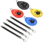 Diyife Clicker Training for Dogs, [4 Pcs, Multi-Color] Dog Clicker for Training, Clicker Dog Training with Wrist Strap, Clicker for Pets, Dog Clicker Perfect for Dog Cat Horse Behavioral Training