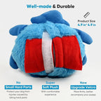 Petbobi Interactive Dog Toys for Boredom - Moving Dog Toy for Stimulating Play, Pet Plush Squeaky Ball for Small Medium Breeds with 4 Batteries, Blue