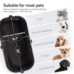 Pet Stroller with 4 Wheels, 4 in 1 Folding Puppy Strollers for Small/Medium Dogs up to 66lbs, Lightweight Pet Travel Carrier with Detachable Carrier/Storage Basket, One Click Folding, Black