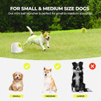 ALL FOR PAWS Original Dog Automatic Ball Launcher for Small and Medium Dogs, Interactive Dog Tennis Ball Throwing Machine, Enrichment Mental Stimulation Toys, Reduce Boredom & Stress