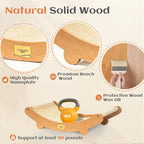 CHEERHOME PETS Sisal Cat Scratcher Bed for Indoor Cats Hammock for Scratching Pad Cat Chair Nartural Sisal Cat Scratch Post for Large Cat Scratcher Lounge(Extra Large)