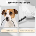 TURBRO 35x24” Large Pet Heating Pad, Electric Heated Dog Bed for Large Breeds, Air Valve Design, Anti-Bite Cord, Ultra-Soft and Anti-Slip Cover, Outdoor and Indoor Use, UL Test Passed, Brown