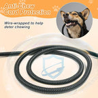 Dog Heating Pad 32×20 in for Dogs, Intelligent Temperature Control Switch with Normally Open On Function,Whelping Box with Reinforced Electric Wire Rope, Plush Fabric Cotton Cover-Apricot