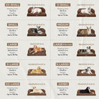 Dog Bed Large Sized Dogs-Orthopedic Waterproof Bed for Dogs,Large Dog Beds with Washable Removable Cover & Non-Slip Bottom