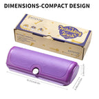 Cat & Dog Deshedding Brush – Purple Grooming Tool for Cats & Dogs, Gentle Fur Remover Comb, Comfortable Anti-Slip Handle, Easy to Clean
