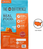 BIXBI Liberty Grain Free Dry Dog Food, Chicken Recipe, 11 lbs - Fresh Meat, No Meat Meal, No Fillers - Gently Steamed & Cooked - No Soy, Corn, Rice or Wheat for Easy Digestion - USA Made