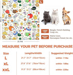 Cat Grooming Wrap, Cat Grooming Supplies for Cutting Nails, Cat Restraint for Nail Clipping to Anti-Scratch/Runaway/Bitten, Cat Swaddle Wrap for Calming & Holding Cat (L (Within 11lbs))