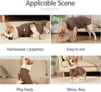 Dog Sweater Pullover Cold Weather Vest for Dogs Dog Sweatshirt & Jacket for Indoor and Outdoor Use (XXX-Large, Brown)