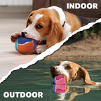 AMA SPORT Squeaky Balls for Dogs 2.5" Small Medium Dog Tennis Balls for Throwing and Fetching Dog Toys for Training, Exercise, High Bouncing 6 Pack Multicolor