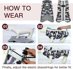 Dog Coat for Large Dogs, Dog Winter Jacket-X Large Warm Dog Coat with Harness Reflective Dog Vest Water-Resistant Dog Snowsuit Dog Snow Jacket for Large Dogs Beagle, Corgi, Grey-Camouflage
