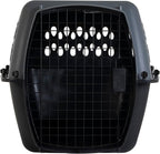 Petmate Pet Porter Dog Kennel 26", Dark Gray & Black, for Pets 20-25lbs, Made in USA