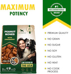 Dog Treats Peanut Butter Bones with Cranberry & Rawhide Free Chew 10.6 Oz - Pet Natural Mini & Big Snacks Healthy Collagen & Bulk Best Chews for Small & Large Dogs - Made for USA (Peanut Butter)
