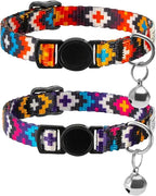 CollarDirect Cat Collar Breakaway with Removable Bell Set of 2 PCS