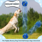 Magicorange Dog Balls Tennis Ball Toys Dog Toy for Aggressive Chewers Indestructible Teething Chew Toys Water Toy Fetch Ball for Dogs (4 Pack)