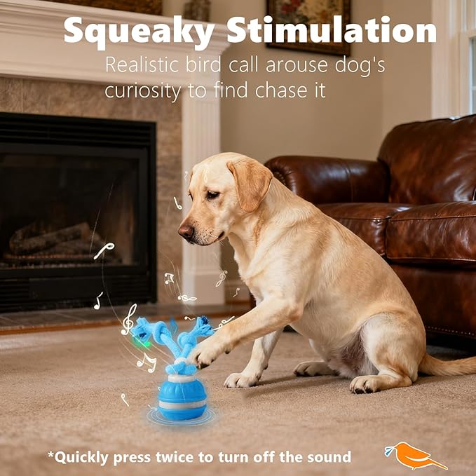 Interactive Dog Toys, Motion Activate Rolling Ball for Small Medium Large Dogs, Automatic Moving Toy, Interactive Dog Ball Stimulation Toy for Boredom Relief