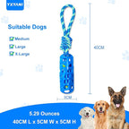Dog Dental Chew Toy – Durable Rubber Stick with Rope for Large Dogs, Teeth Cleaning and Gum Massage, Interactive Tug and Fetch Toy for Aggressive Chewers (Teeth Cleaning Stick)