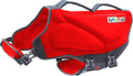 Outward Hound Dawson Swim Dog Life Jacket, High-Performance Neoprene Dog Life Vest for Swimming, Boating, and Water Safety, Medium, Red