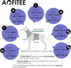 AOFITEE Dog Coat, Warm Dog Jackets for Small Dogs, Dogs Winter Coat with Harness Built in, Reflective Pet Winter Jacket, Waterproof Windproof Puppy Puffer Jacket Fleece Vest, Blue XS