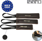Dingo Gear Brown Grain Leather Dog Toy for bite Training, Handmade for Strong Dogs, 11in 0.16 kg