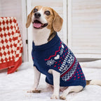 SCENEREAL Dog Sweaters for Medium Sized Dogs - Soft, Warm Turtleneck Pullover Fall Winter Dog Clothes, Knitted Argyle Dog Christmas Outfits, Ugly Pet Clothing for Boy Girl Puppy