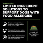Go! Solutions Sensitivities Limited Ingredients, Grain-Free Dry Dog Food, Turkey Recipe for Sensitive Stomach, 3.5 lb Bag