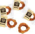Turkey Tendons for Dogs, All Natural, Healthy Dog Treats, Long Lasting, Hypoallergenic Dog Chews, Rawhide Free, USA-Sourced, for Small Dogs, Ring (S), 4 Count Pack