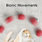 Interactive Cat Toys Ball,Movable Cat Toys, Smart 360° Automatic Rolling Pet Ball, USB Rechargeable, Ideal Christmas Pet Gift, Relieves Boredom for Indoor Cats