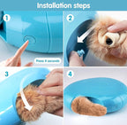 Migipaws Hide & Seek Replacements - 2 Plush Balls & Tails with Catnip, Kitty Kitten Catnip Exercise Toys