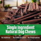 ValueBull Collagen Sticks for Dogs, 12 Inch Medium Chews, Natural Long-Lasting Dog Treats, 75 Count - Supports Joints, Skin & Coat with Chondroitin & Glucosamine