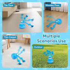 Interactive Dog Toy with Automatic Motion-Activated Squeaky Sound & Stimulation, Durable Puppy Chew Toys for Small/Medium Dogs – Training Treat Ball for Boredom, Anxiety Relief, and Teething Puppies