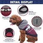 SCENEREAL Dog Sweater for Large Sized Dogs Girl Boy, Turtleneck Pullover Winter Puppy Clothes, Christmas Outfits, Pet Sweatshirt Apparel Knitwear for Golden Retriever, Labrador, Rottweiler, L