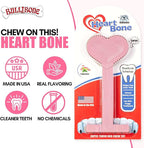 Bullibone Nylon Dog Chew Toy Nylon Bone - Improves Dental Hygiene, Easy to Grip Bottom, and Permeated with Flavor (Peppermint, Large - 3 Pack)