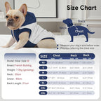 Fleece Lining Extra Warm Dog Hoodie in Winter for Large Dogs Jacket Pet Coats with Hooded,Beige and Blue XXXL