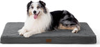 Bedsure XL Dog Bed for Crate - Large Comfy Flat Pet Beds with Removable Washable Cover, Orthopedic Egg Crate Foam Crate Mat, Suitable for Pet Up to 90 lbs