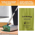 Neater Pet Brands Lift N’ Bag 2.0 Dog Pooper Scooper with Bag Attachment & 27" Pole for Small to Large Dogs, New & Improved Design, 60 Refill Bags, Heavy Duty Dog Poop Scooper for Yard, One-Hand Use