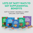 Dogswell Hip and Joint Grain-Free Duck Grillers for Dogs, 10 oz. Bag