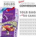 Grandma Lucy's Artisan Dog Food, Grain Free and Freeze-Dried - Artisan Venison, 10Lb Bag