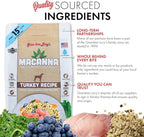 Macanna Grandma Lucy's Grain-Free Turkey Freeze-Dried Dog Food 3 Lbs., Brown