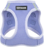 Best Pet Supplies Voyager Step-in Air Harness - All Weather Mesh, Reflective, No Pull Harness for Dogs, Cats - Secure with Hook & Loop Fastener, Buckle, Double D-Rings - Lavender, XL