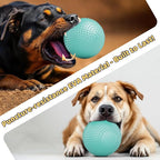 Dog Balls, EVA Dogs Toy Ball for Aggressive Chewers, 5 Inch Durable High Elasticity Interactive Ball for Training Dog Catch and Fetch, Floatable Toy for Medium and Large Dogs Puppies (Azure)