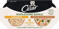 Cesar Wholesome Bowls Adult Wet Dog Food, Chicken Recipe and Chicken, Sweet Potatoes & Green Beans Recipe Variety Pack, 3 oz. (6 Count, Pack of 1)