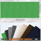 Cat Scratch Furniture Protector - 158" x 17" Trimmable Self-Adhesive Cats Claws Scratch Pads, DIY Cat Climbing Couch Protector for Scratch Post Cat Tree Replacement Indoor (Green)