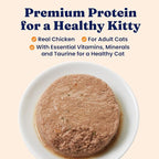 Solid Gold Flavorful Feast Wet Cat Food - Pate - Real Chicken - Canned Cat Food, 12 Pack