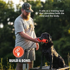 GUNNER Dog Training Bumper - Retriever Training Dummy, Retrieving Dummies for Pets, Bumpers for Water Retrieving with Adjustable Rope, (Orange)