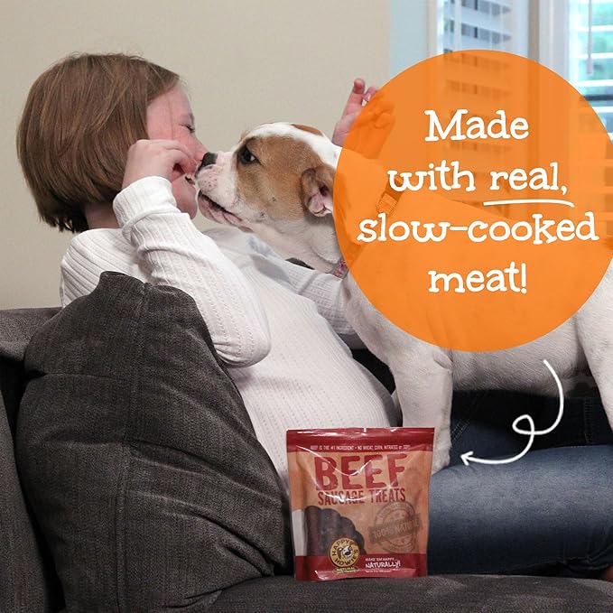 Happy Howie's Sausage Treats - Healthy Dog Treats, Flavorful, Slow Cooked, Natural Ingredients, Chewy, Hormone Free - Turkey, (Pack of 3)