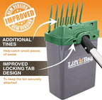 Neater Pet Brands Lift N’ Bag 2.0 Dog Pooper Scooper with Bag Attachment & 27" Pole for Small to Large Dogs, New & Improved Design, 60 Refill Bags, Heavy Duty Dog Poop Scooper for Yard, One-Hand Use