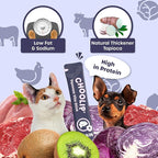 Choolip Squeeze Vita Stick Lickable Cat Treats & Dog Puree – 49-Count Brain Support Tubes, Creamy Grain-Free High-Protein Puree with DHA, Omega 3 & Vitamin B12 for Memory & Cognitive Health
